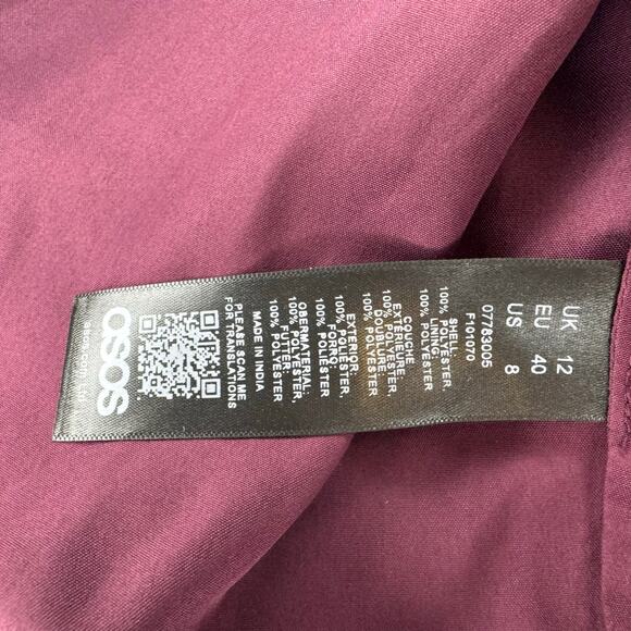 ASOS sequin fit and flare skater embellished mini dress US 8 glam formal party - Picture 10 of 12